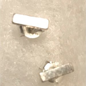 Sterling silver sticks studs